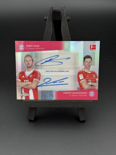 Harry Kane and Robert Lewandowski 2025 Topps Bundesliga /75