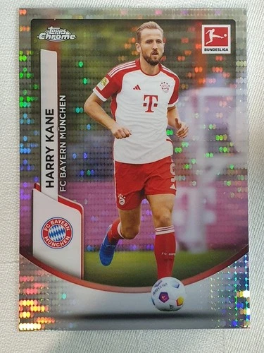 Harry Kane 2024 Topps Bundesliga Chrome Refractor