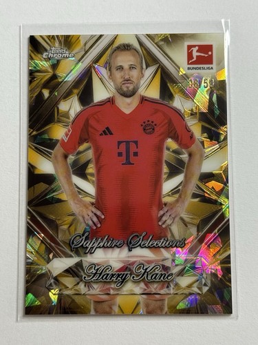 Harry Kane 2024 Topps Bundesliga Chrome Sapphire /50