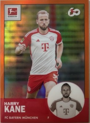 Harry Kane 2024 Topps Bundesliga Orange Refractor /25