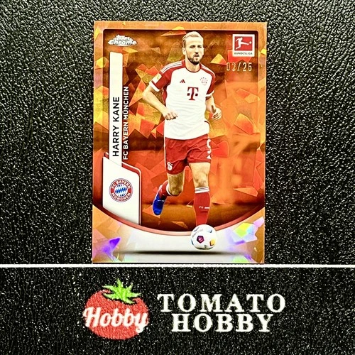 Harry Kane 2023 Topps Bundesliga Sapphire Orange Refractor /25