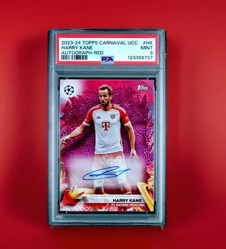Harry Kane 2023 Topps Carnaval UEFA Rosso /5
