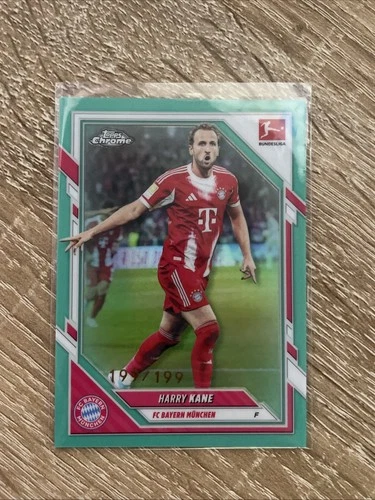 Harry Kane 2026 Topps Chrome Aqua /199