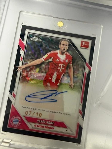 Harry Kane 2025 Topps Chrome Black Wave /10