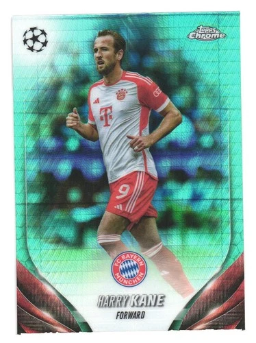 Harry Kane 2023 Topps Chrome Blue Prism