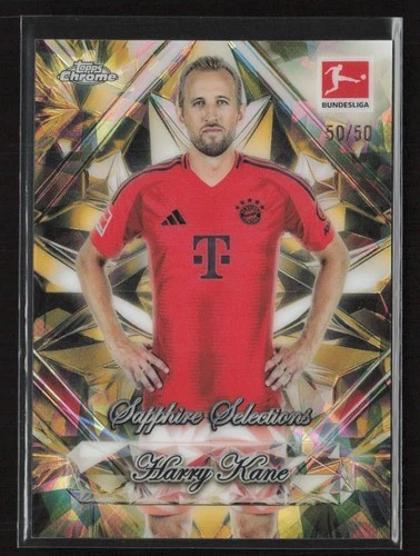 Harry Kane 2024 Topps Chrome Bundesliga Gold /50