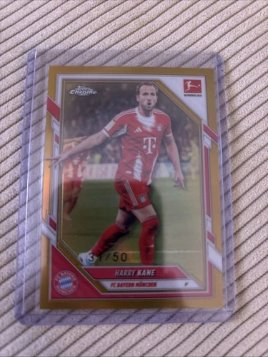 Harry Kane 2025 Topps Chrome Gold /50