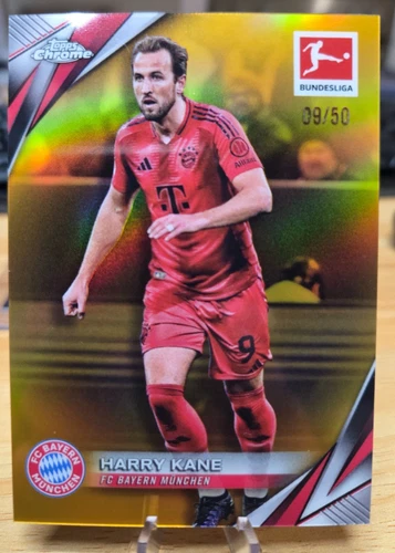 Harry Kane 2024 Topps Chrome Gold Refractor /50
