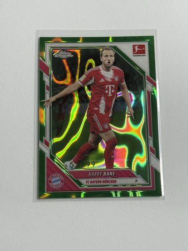 Harry Kane 2025 Topps Chrome Green Lava /99