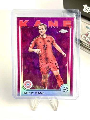 Harry Kane 2024 Topps Chrome Magenta /75