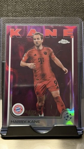 Harry Kane 2024 Topps Chrome Magenta Refractor /75