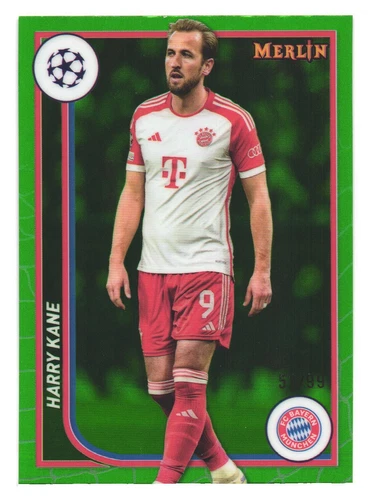 Harry Kane 2023 Topps Chrome Merlin Green /99