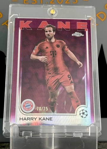 Harry Kane 2024 Topps Chrome Purple Prism Refractor /75