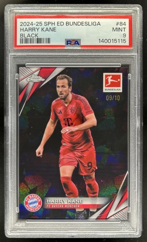 Harry Kane 2025 Topps Chrome Sapphire Black Refractor /10