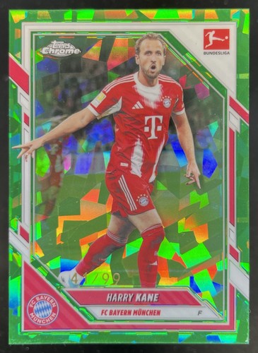 Harry Kane 2025 Topps Chrome Sapphire Green /99