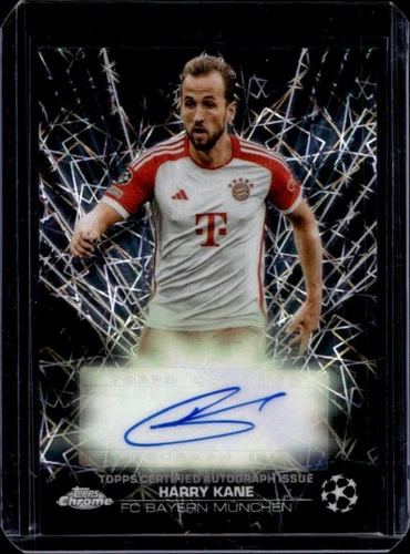 Harry Kane 2023 Topps Chrome UEFA Black Lazer