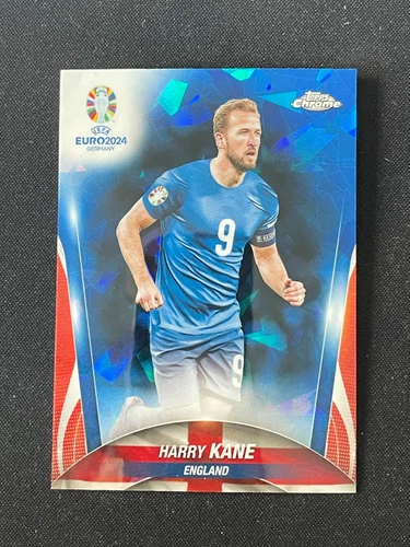 Harry Kane 2023 Topps Cromo UEFA Euro Zafiro #125