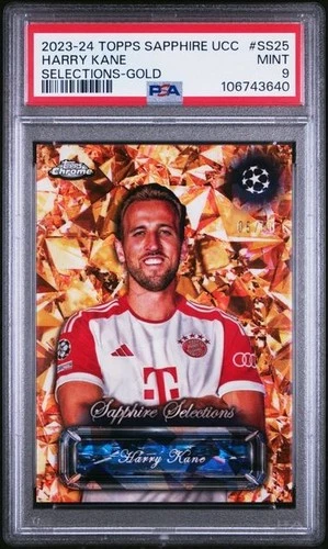 Harry Kane 2023 Topps Cromo UEFA Oro /50
