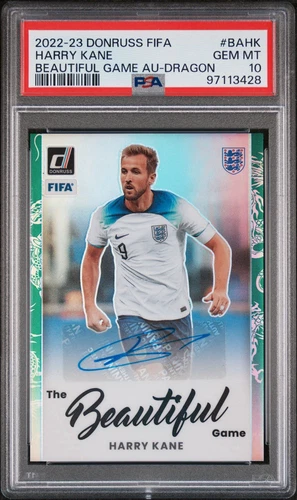 Harry Kane 2022 Panini Donruss FIFA Dragon /5