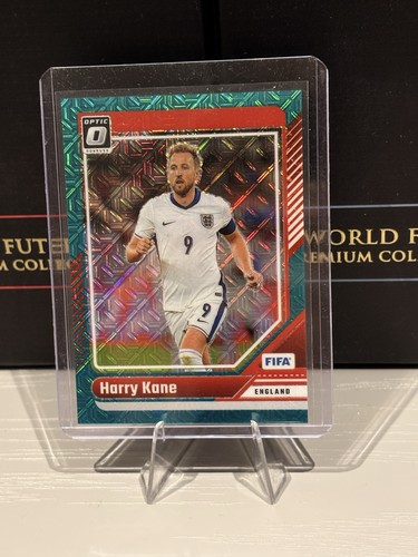 Harry Kane 2024 Panini Donruss FIFA Optic Teal Mojo Prizm /49