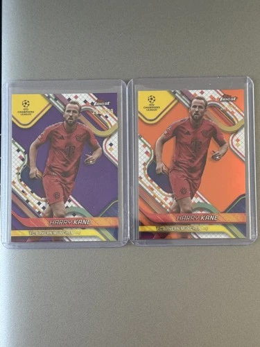 Harry Kane 2024 Topps Finest /25 and /299