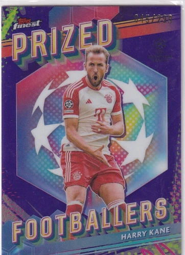 Harry Kane 2024 Topps Finest Champions League Purple /299