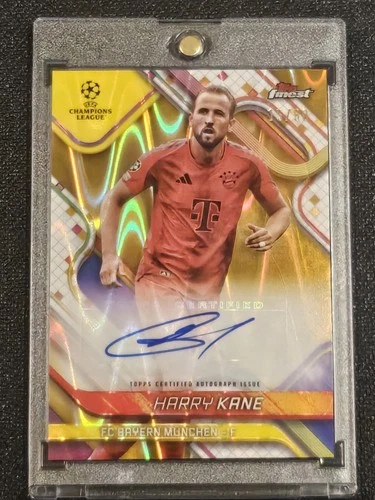Harry Kane 2024 Topps Finest Gold /50