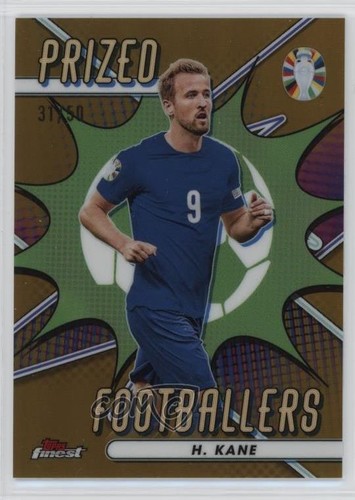 Harry Kane 2023 Topps Finest Gold Refractor 31/50