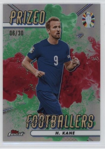 Harry Kane 2023 Topps Finest Green & Red Refractor /30