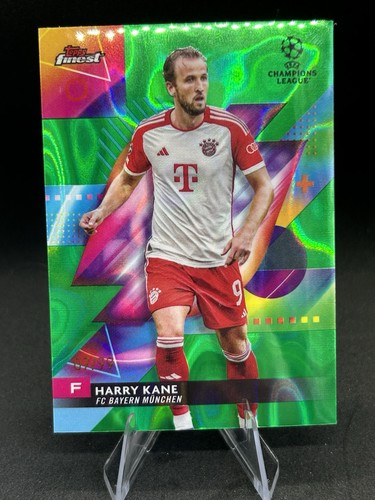 Harry Kane 2023 Topps Finest Green Refractor /99