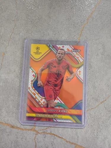 Harry Kane 2025 Topps Finest Orange /25