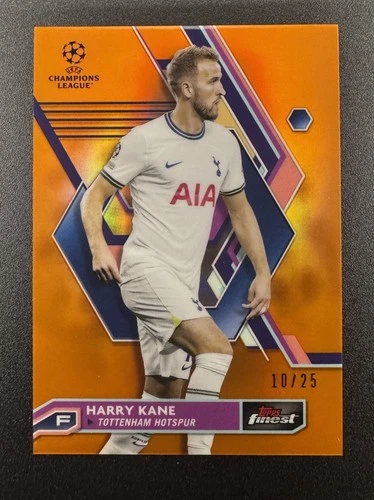 Harry Kane 2022 Topps Finest Orange /25