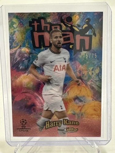 Harry Kane 2022 Topps Finest Rose Gold Refractor /75