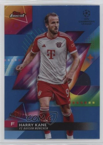 Harry Kane 2023 Topps Finest Sky Blue Refractor /275
