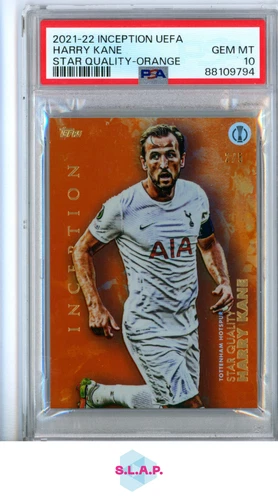 Harry Kane 2021 Topps Inception Orange