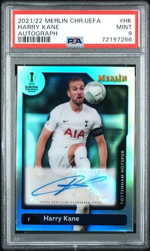 Harry Kane 2021 Topps Merlin Chrome
