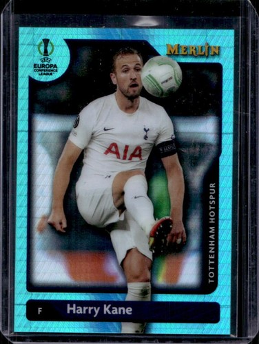 Harry Kane 2021 Topps Merlin Chrome Aqua Prism Refractor #50
