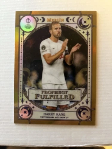 Harry Kane 2021 Topps Merlin Chrome Gold /50