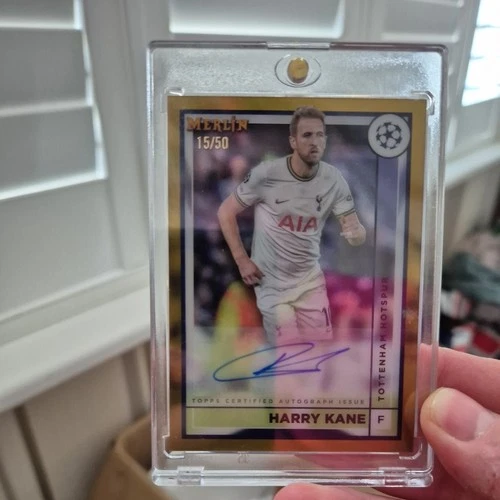 Harry Kane 2023 Topps Merlin Chrome Gold /50