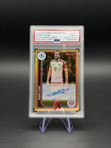 Harry Kane 2023 Topps Merlin Chrome Gold Refractor /50