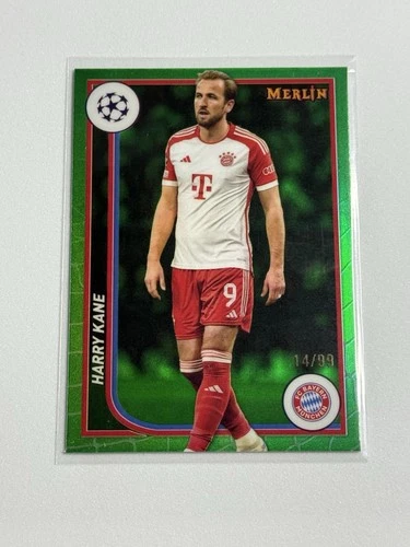 Harry Kane 2024 Topps Merlin Chrome Green Refractor /99