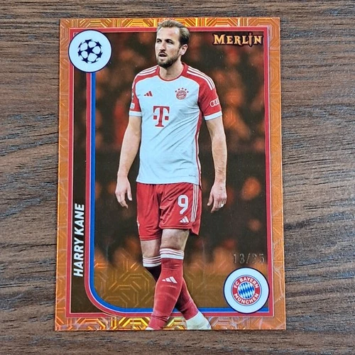 Harry Kane 2023 Topps Merlin Chrome Orange /25