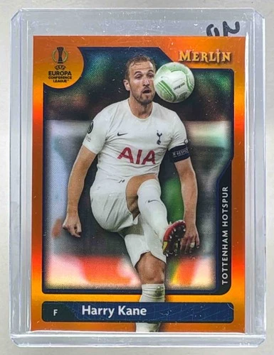 Harry Kane 2021 Topps Merlin Chrome Orange Refractor /25