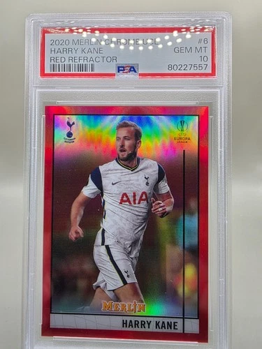 Harry Kane 2020 Topps Merlin Chrome Red Refractor /10