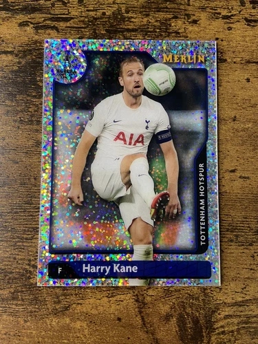 Harry Kane 2021 Panini Merlin Chrome Speckle Refractor /150