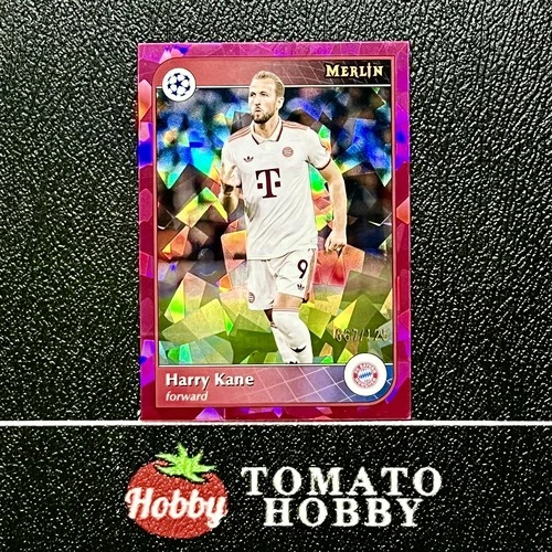 Harry Kane 2024 Topps Merlin Chrome UEFA Magenta Atomic Refractor /125
