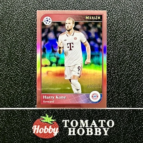 Harry Kane 2024 Topps Merlin Chrome UEFA Rose Gold Refractor /250