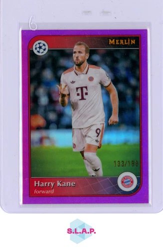 Harry Kane 2025 Topps Merlin Chrome Unknown 133/199