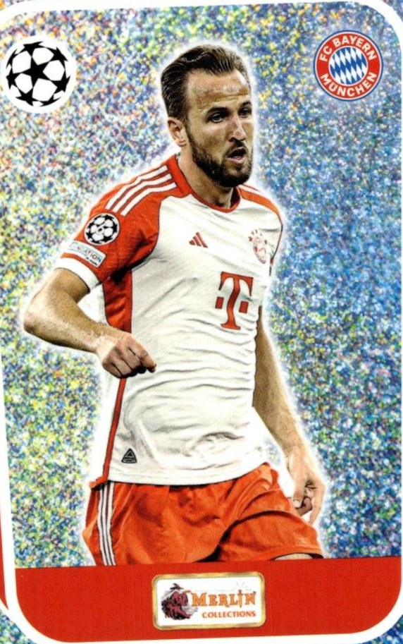 Harry Kane 2023 Topps Merlin Heritage UEFA Club Competitions