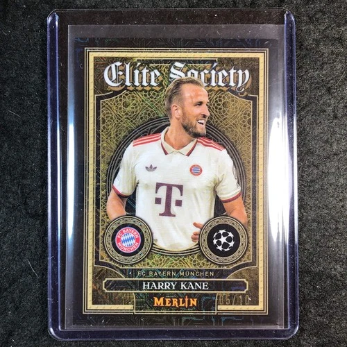Harry Kane 2024 Panini Merlin UEFA Club Comp Black Mojo /10